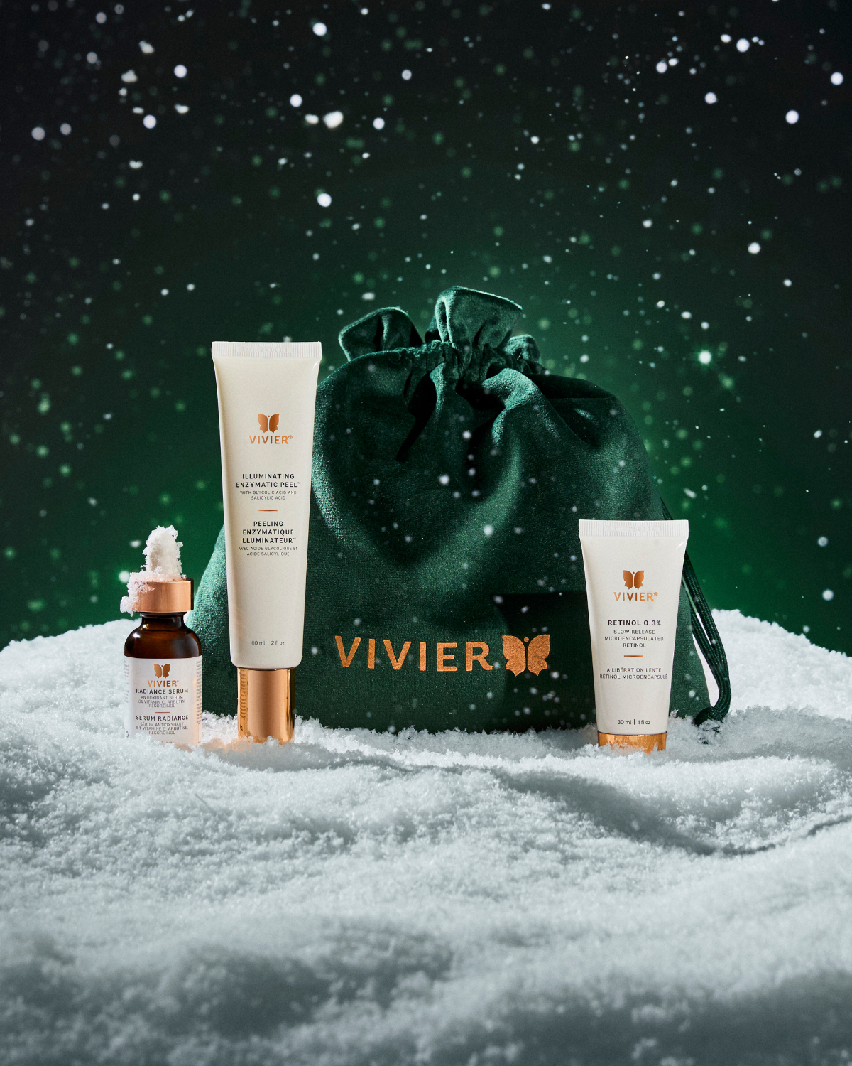 Vivier Holiday Glow Gift Set