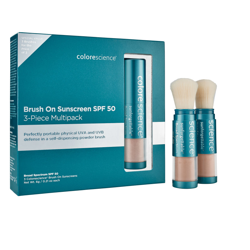 Colorescience Enviroscreen™ Protection Multi-Pack: 3 Bushes SPF 50 Medium