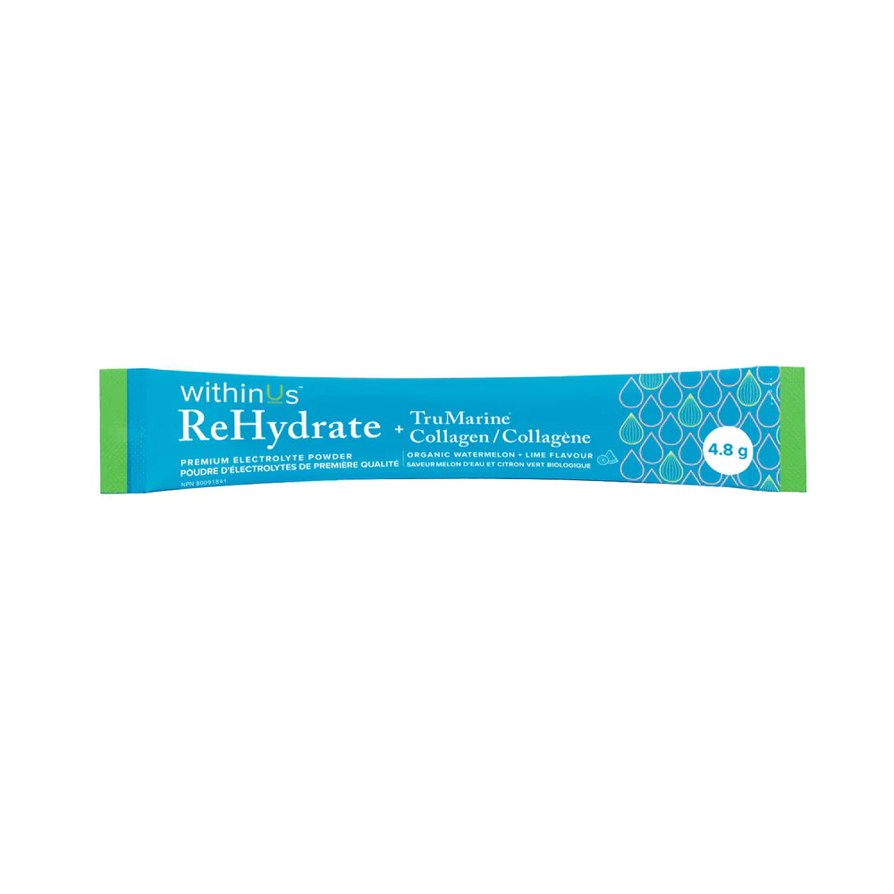 WithinUs- ReHydrate + TruMarine® Collagen WATERMELON LIME